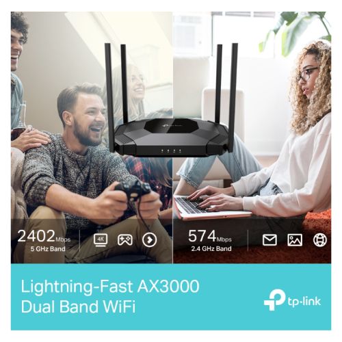 TP-LINK (TL-WA3001) AX3000 Dual Band Gigabit Wi-Fi 6 Access Point, Passive PoE, Range Extender, Multi-SSID & Client Modes-4