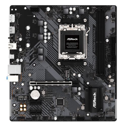 Asrock A620M-HDV/M.2, AMD A620, AM5, Micro ATX, 2 DDR5, HDMI, DP, GB LAN, PCIe4, 2x M.2-0