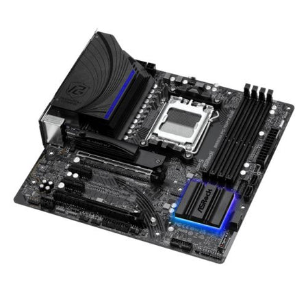 Asrock B650M PG RIPTIDE, AMD B650, AM5, Micro ATX, 4 DDR5, HDMI, DP, 2.5G LAN, PCIe4, RGB, 2x M.2-1