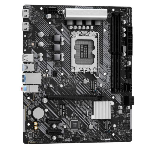 Asrock B760M-H2/M.2, Intel B760, 1700, Micro ATX, 2 DDR5, 2 HDMI, 2.5G LAN, PCIe4, 2x M.2-2