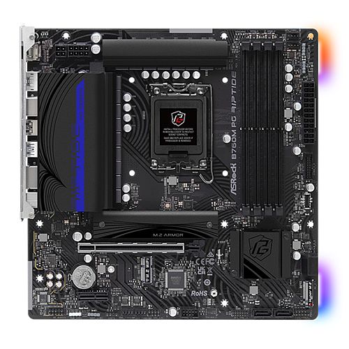 Asrock B760M PG RIPTIDE, Intel B760, 1700, Micro ATX, 4 DDR5, HDMI, DP, 2.5G LAN, PCIe4, RGB, 2x M.2-0