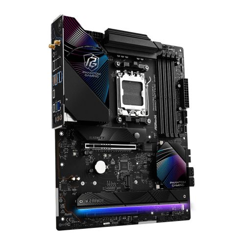 Asrock B850 RIPTIDE WIFI, AMD B850, AM5, ATX, 4 DDR5, HDMI, Wi-Fi 7, 2.5G LAN, RGB, 4x M.2-1