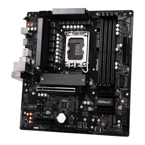 Asrock B860M PRO-A, Intel B860, 1851, Micro ATX, 4 DDR5, HDMI, DP, 2.5G LAN, 3x M.2-1