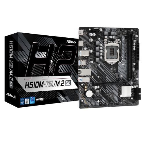 Asrock H510M-H2/M.2 SE, Intel H510, 1200, Micro ATX, 2 DDR4, 2 HDMI, 1x M.2-4