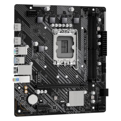 Asrock H610M-H2/M.2 D5, Intel H610, 1700, Micro ATX, 2 DDR5, 2 HDMI, GB LAN, PCIe4, 1x M.2-2