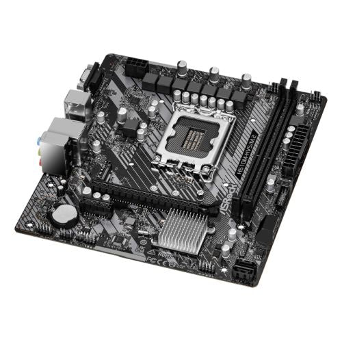 Asrock H610M-HVS/M.2 R2.0, Intel H610, 1700, Micro ATX, 2 DDR4, VGA, HDMI, PCIe4, 1x M.2-1