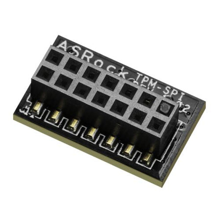 Asrock (TPM-SPI) TPM Module, 14-1 TPM Header, SPI Interface, Family 2.0, Level 00, Revision 01.16-0