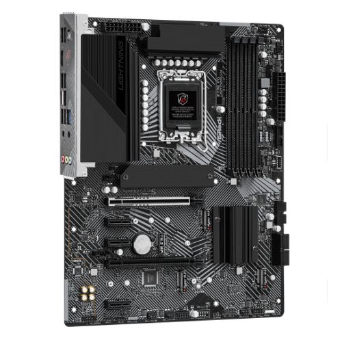 Asrock Z790 PG LIGHTNING/D4, Intel Z790, 1700, ATX, 4 DDR4, HDMI, eDP, 2.5G LAN, PCIe5, 4x M.2-2