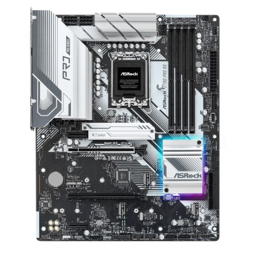 Asrock Z790 PRO RS, Intel Z790, 1700, ATX, 4 DDR5, HDMI, DP, eDP, 2.5G LAN, PCIe5, RGB, 4x M.2-0