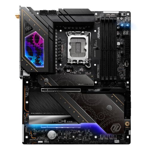 Asrock Z890 TAICHI, Intel Z890, 1851, ATX, 4 DDR5, HDMI, 2 TB4, Wi-Fi 7, 5G & 2.5G LAN, RGB, 6x M.2-0