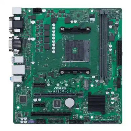 Asus PRO A520M-C II/CSM - Corporate Stable Model, AMD A520, AM4, Micro ATX, 2 DDR4, VGA, DVI, HDMI, DP,  1x M.2-0