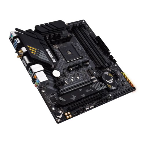 Asus TUF GAMING B550M-PLUS WIFI II, AMD B550, AM4, Micro ATX, 4 DDR4, HDMI, DP, AX Wi-Fi, 2.5GB LAN, PCIe4, RGB, 2x M.2-1