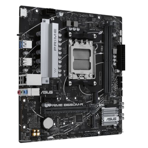 Asus PRIME B650M-R, AMD B650, AM5, Micro ATX, 2 DDR5, HDMI, 2.5G LAN, PCIe4, 2x M.2-1