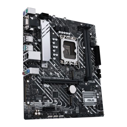 Asus PRO H610M-C D4-CSM - Corporate Stable Model, Intel H610, 1700, Micro ATX, 2 DDR4, VGA, HDMI, DP, PCIe4, 1x M.2-1