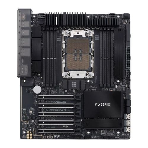 Asus PRO WS W790-ACE, Workstation, Intel W790, LGA4677, CEB, 8 DDR5, 10G & 2.5G LAN, IPMI Remote Management, SlimSAS, PCIe5, 2x M.2-0