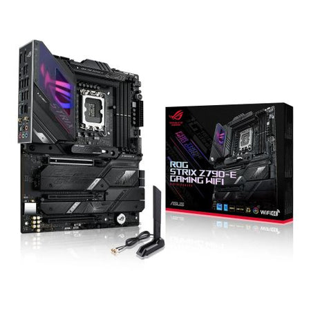 Asus ROG STRIX Z790-E GAMING WIFI, Intel Z790, 1700, ATX, 4 DDR5, HDMI, DP, Wi-Fi 6E, 2.5G LAN, PCIe5, RGB, 5x M.2-4