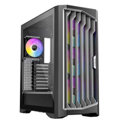 Antec Performance 1 FT ARGB Gaming Case w/ Glass Side, E-ATX, 4 ARGB Fans & Hub, CPU/GPU Temp Display, iUnity Monitoring Software, USB-C, Black-0