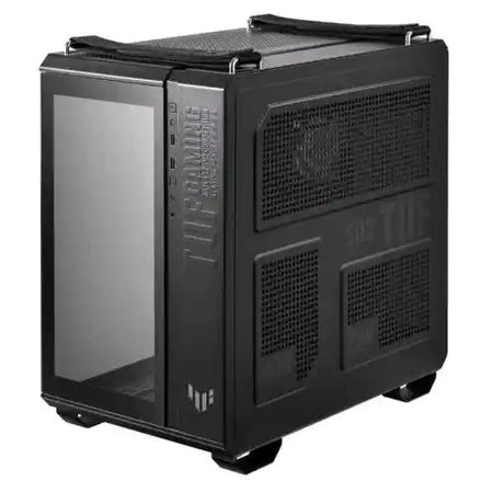 Asus TUF Gaming GT502 Plus Case w/ Front & Side Glass Windows, ATX, Dual Chamber, Modular Design, 4x ARGB Fans & Lighting Hub, USB-C, Carry Handles, Black-2