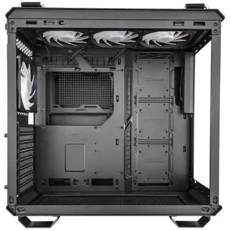 Asus TUF Gaming GT502 Plus Case w/ Front & Side Glass Windows, ATX, Dual Chamber, Modular Design, 4x ARGB Fans & Lighting Hub, USB-C, Carry Handles, Black-5