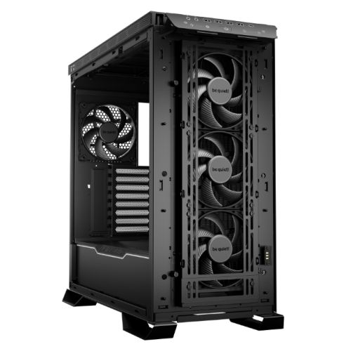 Be Quiet! Dark Base Pro 901 Gaming Case w/ Glass Window, E-ATX, ARGB 
 Strip, 3 Fans, Changeable Top & Front, QI Charger, Touch-Sensitive I/O, Black-3