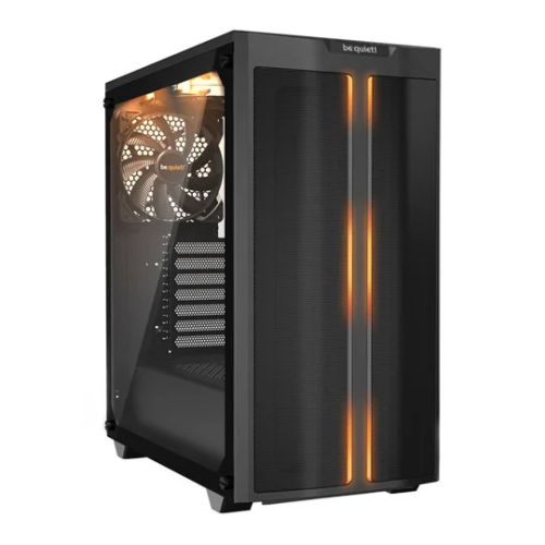 Be Quiet! Pure Base 500DX Gaming Case w/ Glass Window, ATX, 3 x Pure Wings 2 Fans, ARGB Front Lighting, USB-C, Black-0