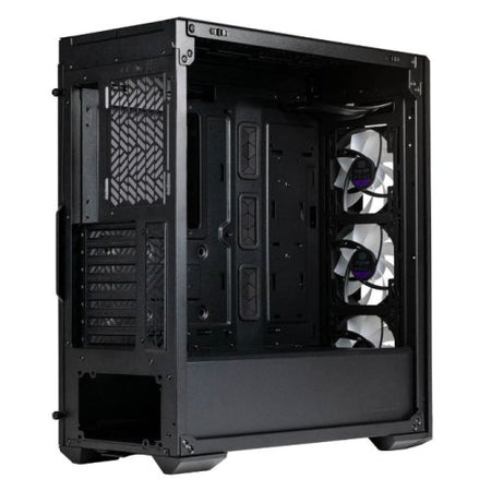 Cooler Master MasterBox 520 Mesh Gaming Case w/ Glass Side, E-ATX, 3x ARGB Fans, ARGB Fan Hub, FineMesh Front, USB-C, Black-5