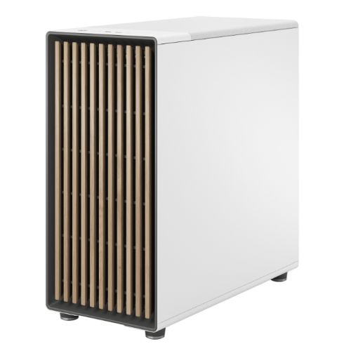 Fractal Design North XL Chalk White (TG Clear) Case w/ Clear Glass Window, E-ATX, 3 PWM Fans, USB-C, Oak Front-3