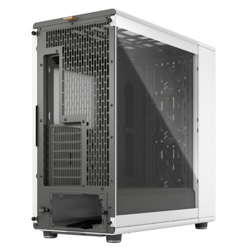 Fractal Design North XL Chalk White (TG Clear) Case w/ Clear Glass Window, E-ATX, 3 PWM Fans, USB-C, Oak Front-5