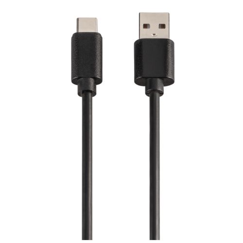 Hama USB-A to USB-C Cable, USB 2.0, 0.9 Metre, Black-0