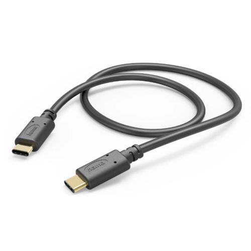 Hama USB-C to USB-C Quick Charging Cable, USB 2.0, 1.5 Metre, Black-0