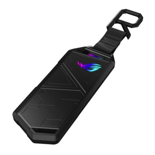 Asus ROG STRIX ARION M.2 NVMe SSD Caddy, USB 3.2 Gen2 Type-C, Aluminium, Thermal Pads, RGB Lighting, Hanger & USB-A Cable inc.-2