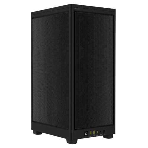 Corsair 2000D Airflow Mini ITX Gaming Case, Steel Mesh Panels, Up to 8x Fans, Triple-Slot GPU Support, USB-C, Requires SFX/SFX-L PSU, Black-0