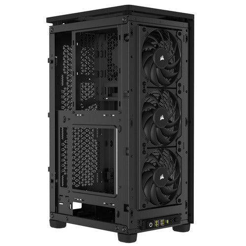 Corsair 2000D Airflow Mini ITX Gaming Case, Steel Mesh Panels, Up to 8x Fans, Triple-Slot GPU Support, USB-C, Requires SFX/SFX-L PSU, Black-5