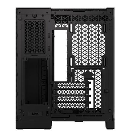 Corsair 2500X RGB Dual Chamber Gaming Case w/ Glass Side & Front, Micro ATX, 2x RGB Fans, Mesh Panels, USB-C, Asus BTF Compatible, Black-4