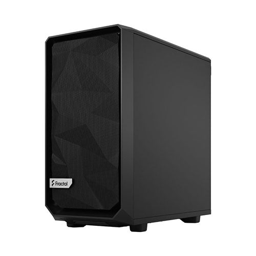 Fractal Design Meshify 2 Mini (Black TG) Gaming Case w/ Dark Glass Window, Micro ATX, Angular Mesh, USB-C, 331mm GPU & 280mm Radiator Support-1