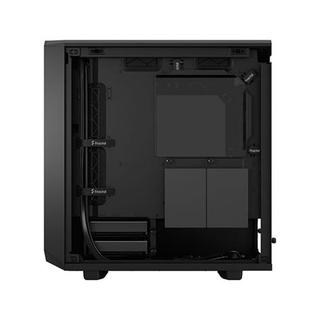 Fractal Design Meshify 2 Mini (Black TG) Gaming Case w/ Dark Glass Window, Micro ATX, Angular Mesh, USB-C, 331mm GPU & 280mm Radiator Support-3