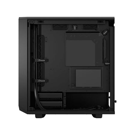 Fractal Design Meshify 2 Mini (Black TG) Gaming Case w/ Dark Glass Window, Micro ATX, Angular Mesh, USB-C, 331mm GPU & 280mm Radiator Support-4