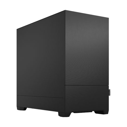 Fractal Design Pop Mini Silent (Black Solid) Gaming Case, Micro ATX, Sound-Damping Steel & Foam, 3 Fans-0