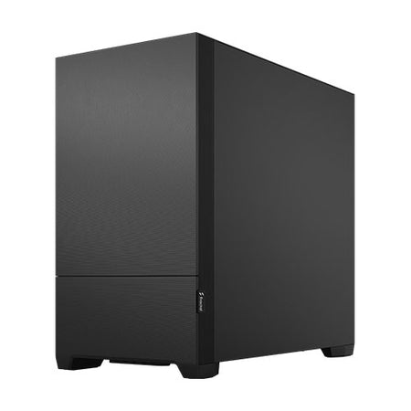 Fractal Design Pop Mini Silent (Black Solid) Gaming Case, Micro ATX, Sound-Damping Steel & Foam, 3 Fans-3