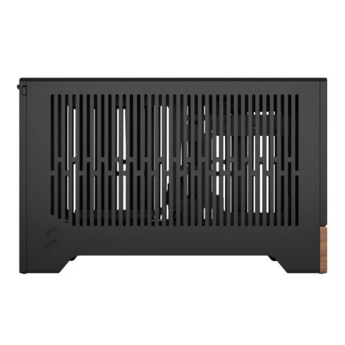 Fractal Design Terra Graphite SFF PC Case, Mini ITX, Walnut Front, Anodized Aluminium Exterior, 322mm GPU Support, Requires SFX/SFX-L PSU, USB-C-1