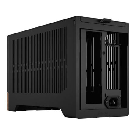 Fractal Design Terra Graphite SFF PC Case, Mini ITX, Walnut Front, Anodized Aluminium Exterior, 322mm GPU Support, Requires SFX/SFX-L PSU, USB-C-4