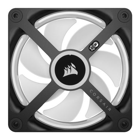 Corsair iCUE LINK QX120 12cm PWM RGB Case Fans (3 Pack), 34 RGB LEDs, Magnetic Dome Bearing, 2400 RPM, iCUE LINK Hub Included, Black-5