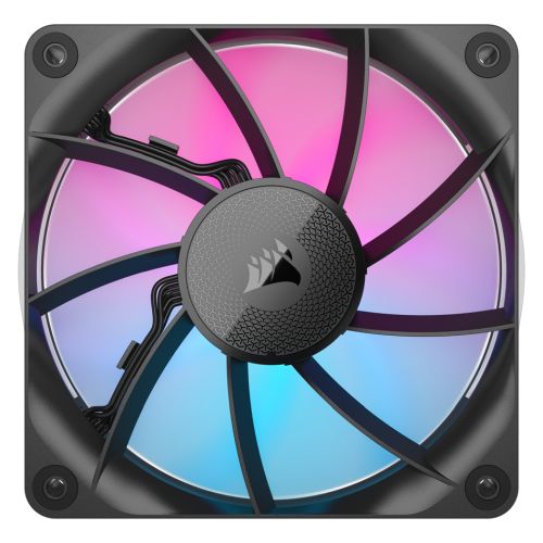 Corsair iCUE LINK RX120 RGB 12cm PWM Case Fan, 8 ARGB LEDs, Magnetic Dome Bearing, 2100 RPM, Black, Single Fan Expansion Kit-3