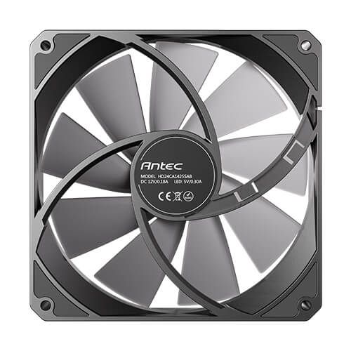 Antec P14 ARGB PWM 14cm Case Fan, Hydraulic Bearing, 240-1350 RPM, Black-2