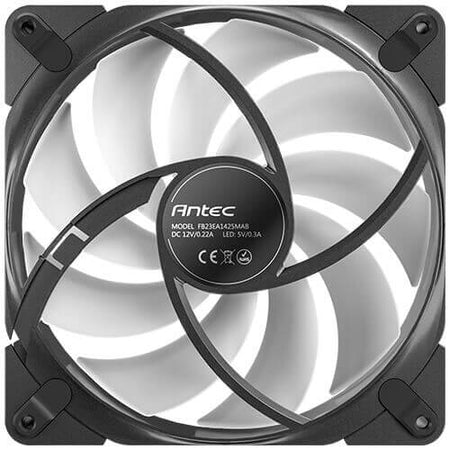 Antec Tranquil 140 ARGB PWM 14cm Case Fan, Fluid Dynamic Bearing, 450-1500 RPM, Black-5