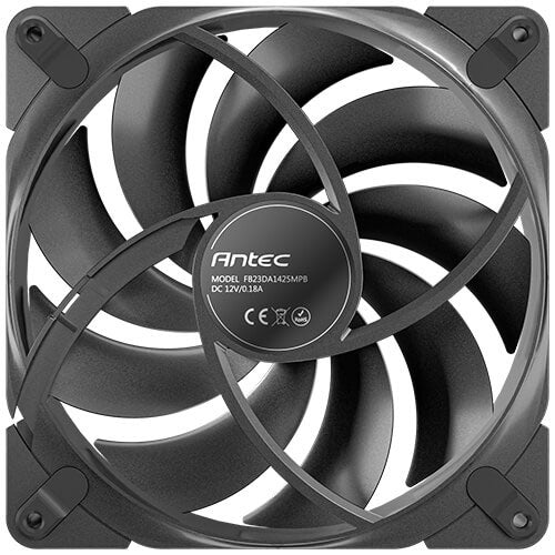 Antec Tranquil 140 PWM 14cm Case Fan, Fluid Dynamic Bearing, Daisy-Chain 4-Pin, 450-1500 RPM, Black-5