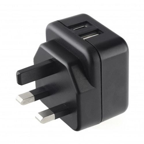 Pama 3-pin Wall Plug USB-C & USB-A Charger, 3 AMP-0