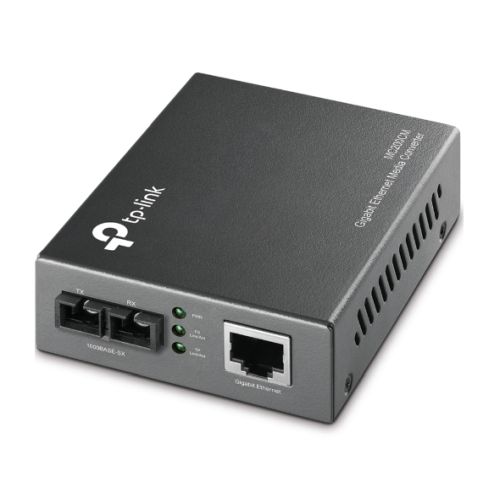 TP-LINK (MC200CM) Gigabit Multi-Mode Media Converter-0