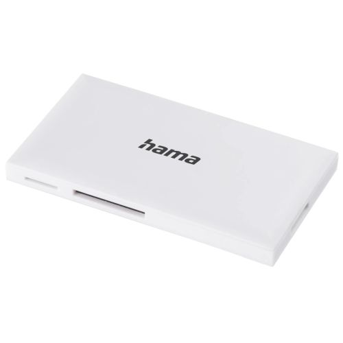 Hama External USB 3.0 Multi-Card Reader, SD/microSD/CF/MS, White, USB Powered-0