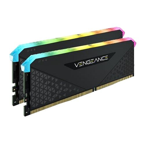 Corsair Vengeance RGB RS 32GB Memory Kit (2 x 16GB), DDR4, 3600MHz (PC4-28800), CL18, XMP 2.0, 6 LEDs, Black-0